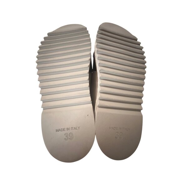 Laura Bellariva Womens Snake Print Cross-Strap Platform Sandals Size 39 Made In - Picture 5 of 6